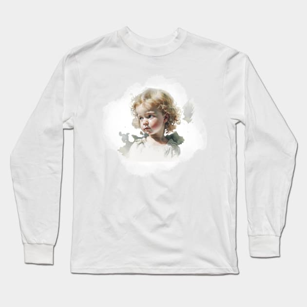 Raffaello-Inspired Angels Timeless Elegance #2 Long Sleeve T-Shirt by AntielARt